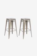 NORDFORM - Barstol Tower, 2-pak - Grå - Barstole & -taburetter - - Hom...