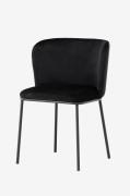 Venture Home - Edina spisebordsstol 2-pak - Sort - Stole - - Homeroom