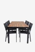Venture Home - Spisegruppe Bois med 6 stole Copacabana - Natur - Spise...