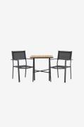 Venture Home - Spisegruppe Holmbeck med 2 stole Copacabana - Natur - S...