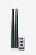 Star Trading - 2-p Flamme Slim 28cm - Grøn - Lys - - Homeroom