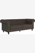 Dorel Home - Sofa 3 sæder Felix - Grå - 3-pers. sofaer - - Homeroom