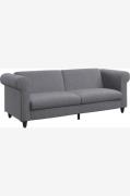 Dorel Home - Sofa 3 Seater Felix Ii - Grå - 3-pers. sofaer - - Homeroo...