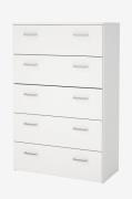 Tvilum - Space Chest 5 skuffer - Pakke - Hvid - Kommoder - - Homeroom
