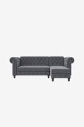 Dorel Home - Sofa 3-personers sovesofa Felix - Grå - 3-pers. sofaer - ...
