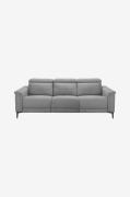 Loft24 - Sofa 3-personers sofa med 2 elektriske liggestole Lund - Brun...