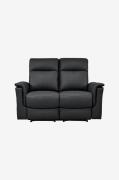 Loft24 - Sofa 3-personers sofa med 2 manuelle hvilestole Lund - Hvid -...