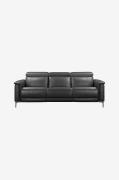 Loft24 - Sofa 3-personers sofa med 2 elektriske liggestole Lund - Grå ...