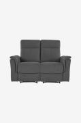 Loft24 - Sofa 3-personers sofa med 2 manuelle hvilestole Lund - Grå - ...