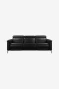 Loft24 - Hjørnesofa 3 sæder 1 liggestol højre elektrisk Lund - Grøn - ...