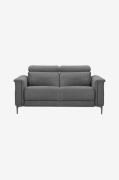 Loft24 - Hjørnesofa 3 sæder 1 liggestol venstre elektrisk Lund - Grå -...