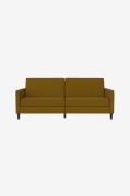 Dorel Home - Sovesofa med 3 sæder Presley - Gul - Sovesofaer - - Homer...