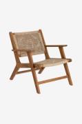 Kave Home - Loungestol Geralda - Brun - Lænestole - - Homeroom