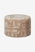 WOOOD - Puf Yago - Beige - Fodskamler & puffer - - Homeroom