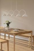 Globen Lighting - Pendel Curve 5 - Hvid - Loftpendler - - Homeroom