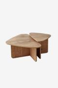 Hanah Home - Sofabord sæt-Ballare - Brun - Sofaborde - - Homeroom