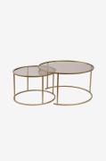 Homitis - Sofabordssæt Aurum Double - Guld - Sofaborde - - Homeroom