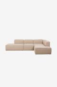 Hanah Home - Hjørnesofa Drake - Brun - Sofaer - - Homeroom