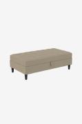 Dorel Home - Ottoman med opbevaring Presley - Brun - Fodskamler & puff...