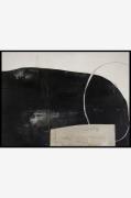 Malerifabrikken - Design Painting / Sort Of Stone / 120x90 Cm / Sort r...