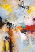 Malerifabrikken - Free Form / Blandet maleri / 90 X 120 cm - Flerfarve...