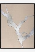 Malerifabrikken - Design Painting / Wild Horizon Silver / 90x120 Cm / ...