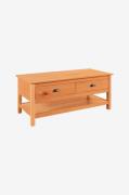 Loft24 - Sofabord med 2 skuffer Harry - Brun - Sofaborde - - Homeroom