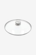 Demeyere - Låg 28 cm, glas med stålknop - Sølvfarvet - Stegepander & g...