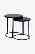 Nordic Furniture Group - Kaffebordssæt Duett 49 ask - Sort - Sofaborde...