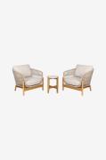 House Nordic - Havesæt Terracina - Brun - Loungemøbler - - Homeroom