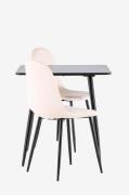 Venture Home - Polar-spisebord med polar-spisestol - Beige - Spisegrup...