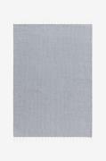 KM Home - Bomuldstæppe Line - Blå - Bomulds- & kludetæpper - - Homeroo...