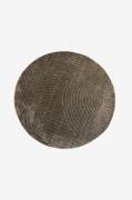 KM Home - Luvtæppe Genova Zen rund - Brun - Fladvævede tæpper - - Home...