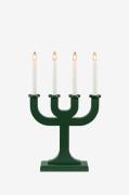 Konstsmide - Lysestage træ 4 pærer - Grøn - Adventslysestager - - Home...
