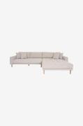 House Nordic - Sofa Lido - Beige - Sofaer med chaiselong - - Homeroom