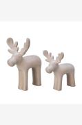 Wikholm Form - Hjorte Malte - Hvid - Julepynt - - Homeroom