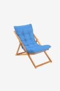 Hanah Home - Liggestol - Eren - Blå - Havelænestole - - Homeroom
