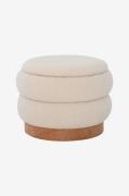 Nordic Furniture Group - Puf med opbevaring Tilde - Beige - Fodskamler...
