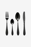 Vargen & Thor - Bestiksæt Frost 16 dele - Sort - Bestik - - Homeroom