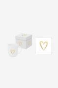 Paperproducts Design - Gavesæt Krus 35 cl + Serviet Pure Heart - Hvid ...