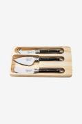 Laguiole Style de Vie - Osteknive Set 3 - Sort - Bestik - - Homeroom