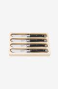 Laguiole Style de Vie - Smørknive Set 4 - Sort - Bestik - - Homeroom