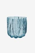 Kosta Boda - Vase Crackle 12,1Cm - Blå - Urtepotteskjulere & vaser - -...