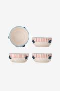 Bloomingville - Carry Skål, sæt med 4 stk. - Rosa - Skåle - - Homeroom