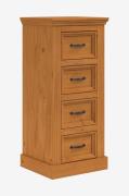 Loft24 - Selma kommode med 4 skuffer i fyrretræ - Beige - Skabe - - Ho...