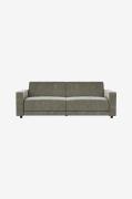 Dorel Home - Allie Ii Sofa 3-personers i fløjl - Grå - Sovesofaer - - ...