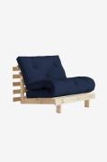 Karup - Loungestol Roots 90 Rå bund - Blå - Lænestole - - Homeroom