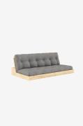Karup - Base Sovesofa Tre-sæders - Grå - Sovesofaer - - Homeroom