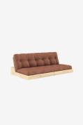Karup - Base Sovesofa Tre-sæders - Brun - Sovesofaer - - Homeroom