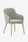 Kave Home - Spisebordsstol - nelida 2-pak - Brun - Stole - - Homeroom